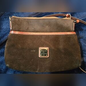 Dooney & Bourke Suede Crossbody Bag, Brown